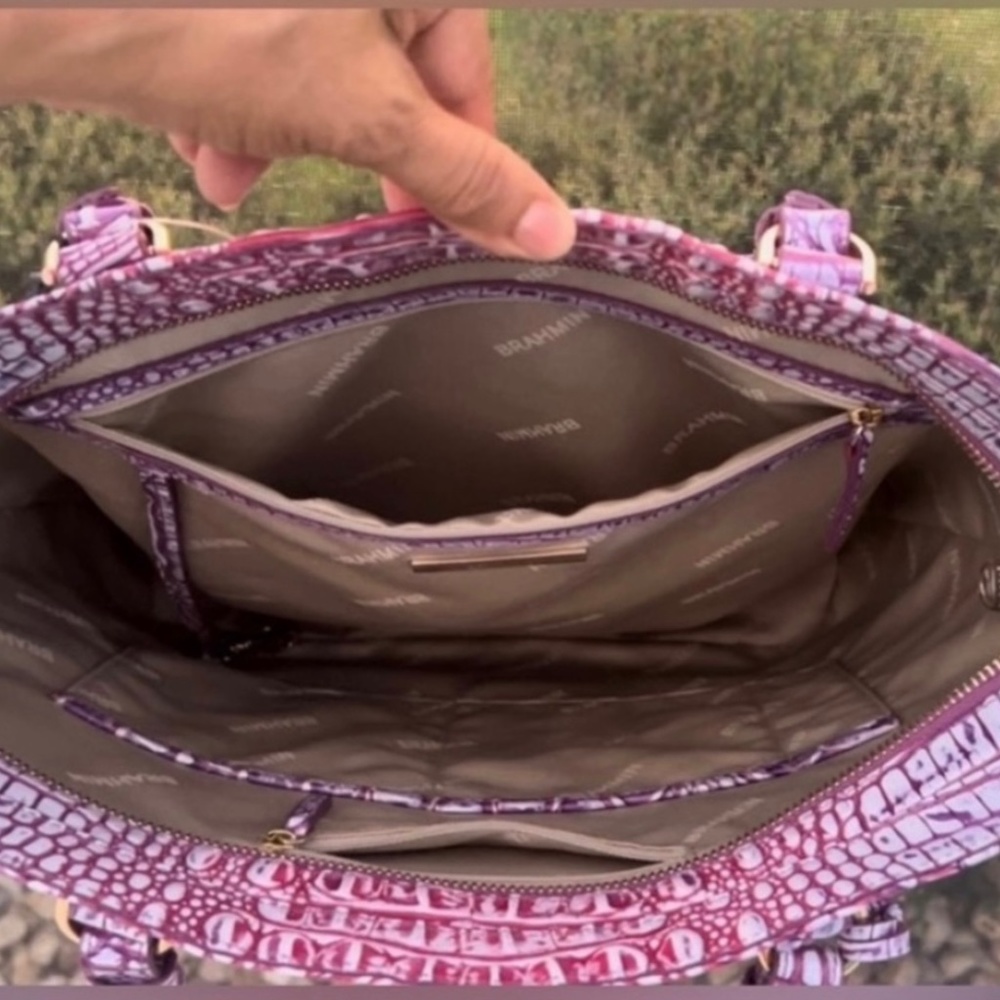 Ellen Boysenberry Ombre Melbourne Tote Bag - Picture 6 of 7